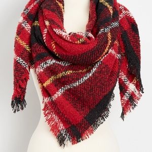 Maurices Plaid Blanket Scarf